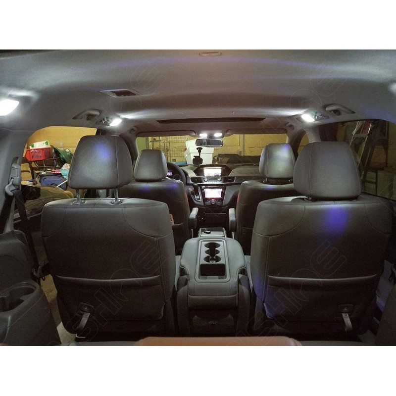 BRISHINE White Interior LED Lights Kit for Jeep Grand Cherokee