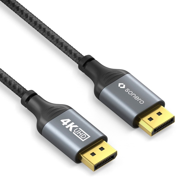 Sonero® 4K DisplayPort-Kabel 1.2, DisplayPort Stecker auf DisplayPort Stecker, 4K