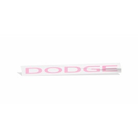 Dodge Grille Emblem Overlay Decal Sticker 2013-2023 Charger - (Color: Pink)