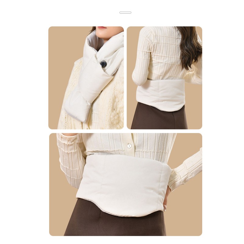 Electric Heating Scarf 3 Gears Indicator Light Skin Friendly Windproof