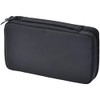 MUJI 02869175 Nylon Book Shaped Pouch, Black, Approx. 4.7 x