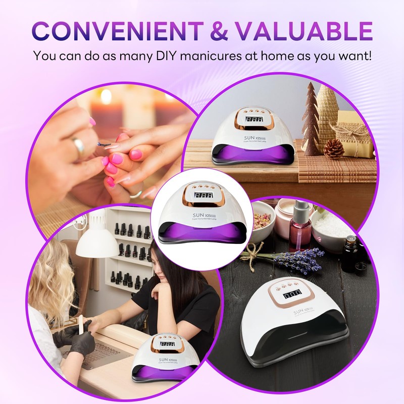 Timpou 380W UV-LED-Nagellampe, mit 81 LED-Perlen, professioneller Nageltrockner, Gel-Nagellack, UV-Nagellicht