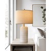 PoKat 23'' Bedside Table Lamp for Bedroom Nightstand - Ceramic