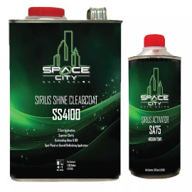 Easicoat High Gloss Urethane Clear Coat Gallon Kit 4:1 with Medium Activator Sirius Shine