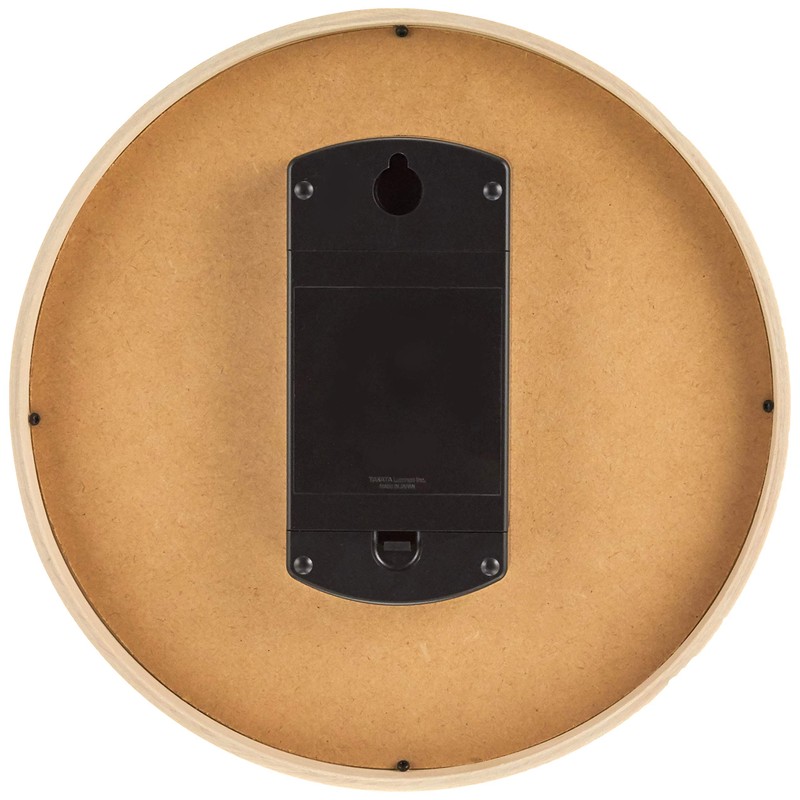 レムノス 掛け時計 アナログ ソソ 一般クォーツ時計 天然色木地 SOSO グレー AWA13-06 GY