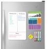 HOMiDEK Magnetic Dry Erase Board: Small Fridge Whiteboard, Flexible Refrigerator