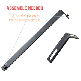 1InTheOffice Cubicle Hangers, Adjustable, 4/Pack