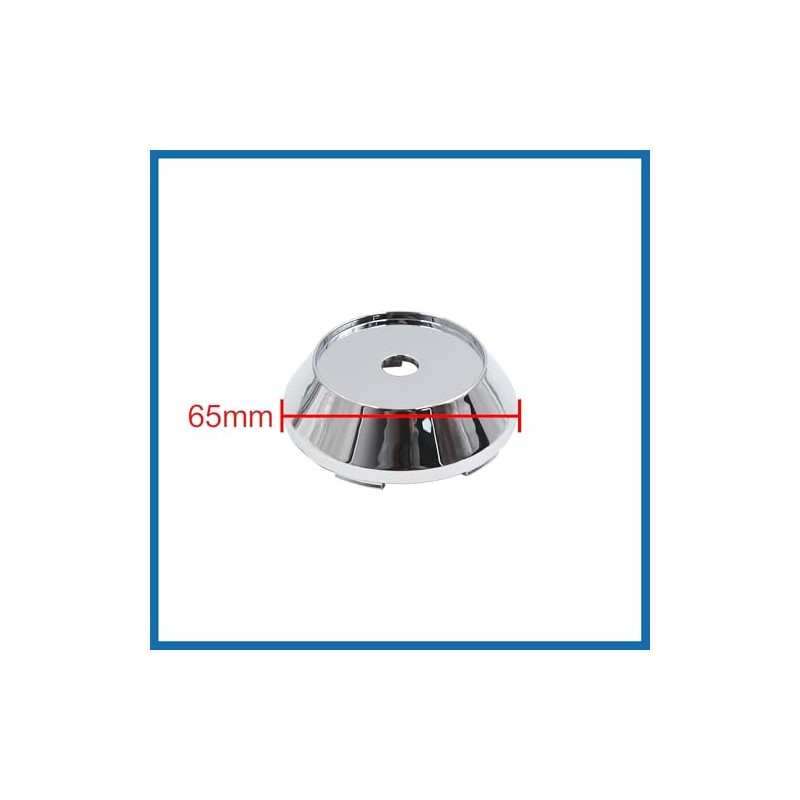 A ABSOPRO 4pcs 65mm Dia 5 Clips Car Wheel Tyre