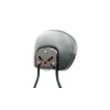 JME Sissy Bar Backrest Pad Mounting Bracket Plate Skull-Shaped for