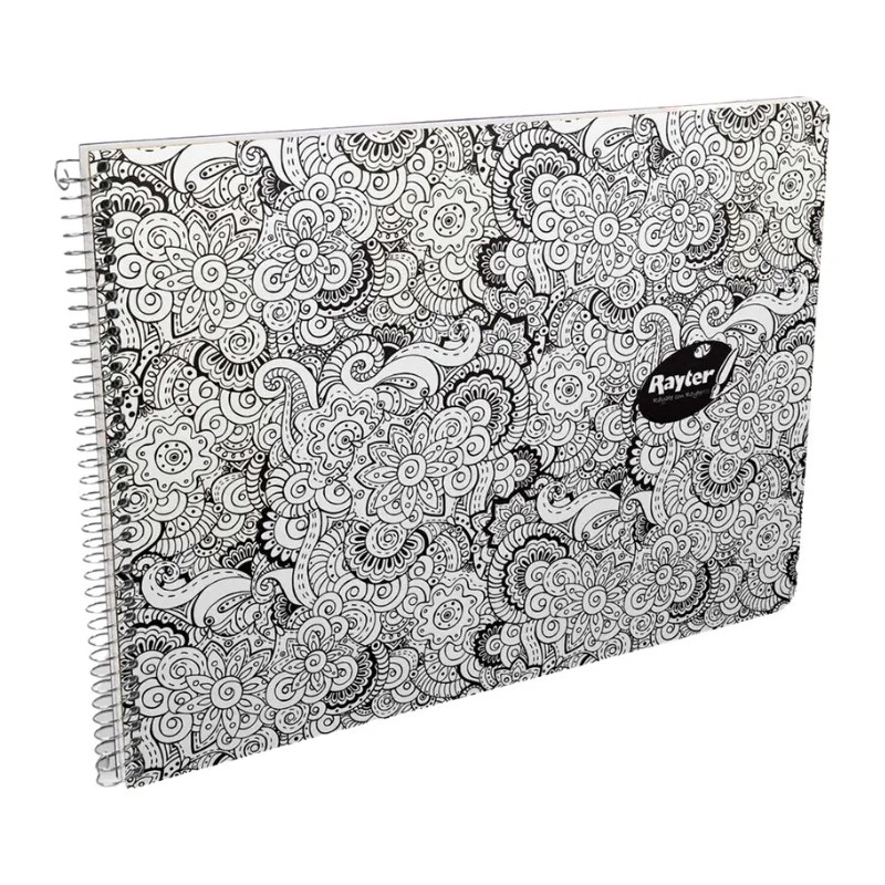 Cuaderno Espiral Rayter Block Artístico 50 Hojas 24.5x32cm Marquilla