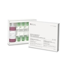 ARUAL - Tratamiento Capilar: Shampoo Keratina 250 ml + 8 Ampollas Regenerador 10 ml - Reparación y Regeneración del Cabello