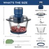 La Reveuse Food Processor,Electric Food Chopper with 7-Cup (1.7L) Glass