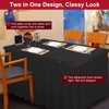 Rinpon Spandex Table Cover 6ft, Stretch Table Cloths with Table