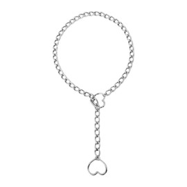 USHXVG 1Pc Heart Shaped Pendant Chain, Punk Metal Chain, Gothic Necklace, Waist Chain, Clothing Accessories, Retro Metal Chain