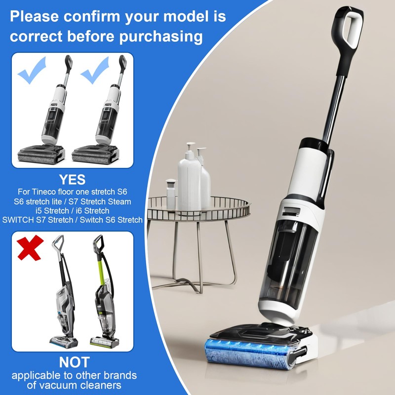 Fixbetter Roller Brush and HEPA Filter for Tineco Floor ONE