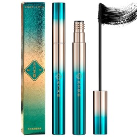 Ultra Fine Waterproof Mascara for Short Eyelashes, Skinny Mascara Black Waterproof, Lengthening Eyelashes Black for Tiny Lashes-1Pcs