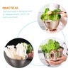 Zerodeko Stainless Steel Angled Vegetable Bowl Modern Buffet Serving Bowl