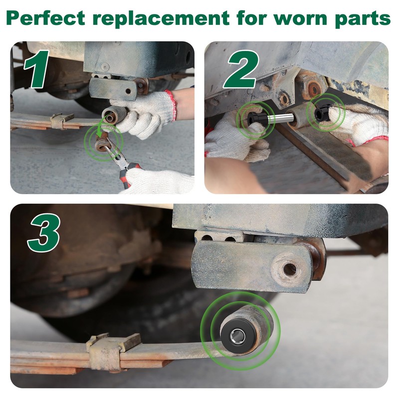 10L0L Front Lower Spring A-Arm Bushing Sleeves Kit for Club