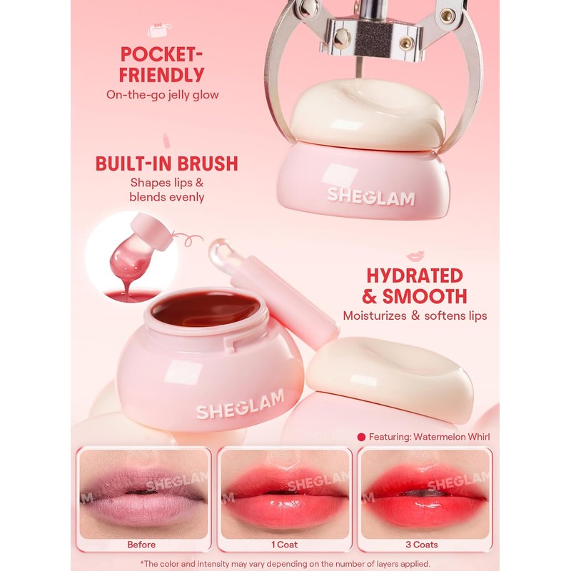 SHEGLAM Brillo De Labios Hidratante Y Nutritivo Hydra Jelly Pocket