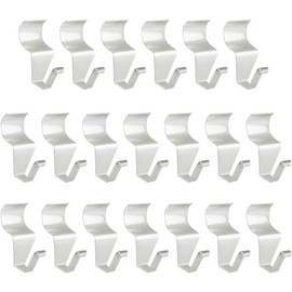 Vinyl Siding Hooks (10 Pack), Heavy Duty Stainless Steel Low Profile No Hole Hanger - Number of Items: 20