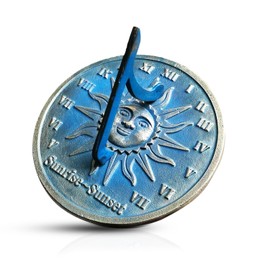 ARTIZANSTORE Brass Sundial | 8 Inch Solid Brass Weatherproof Sundial | Eco-Friendly Garden Decor | Unique Gift Idea for Outdoor Enthusiasts | Classic Round Design