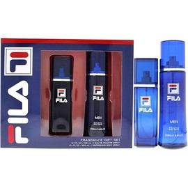 FILA Fragrance Giftset for Men - Cool, Clean And Refreshing Fragrance And Body Mist - Extra Strength, Long Lasting Scent Payoff - Trendy, Rectangular, Streamlined, Portable Bottle Design - 2 Pc
