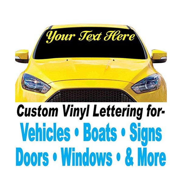1060 Graphics 3" high Custom Vinyl Lettering (Make Your OWN)