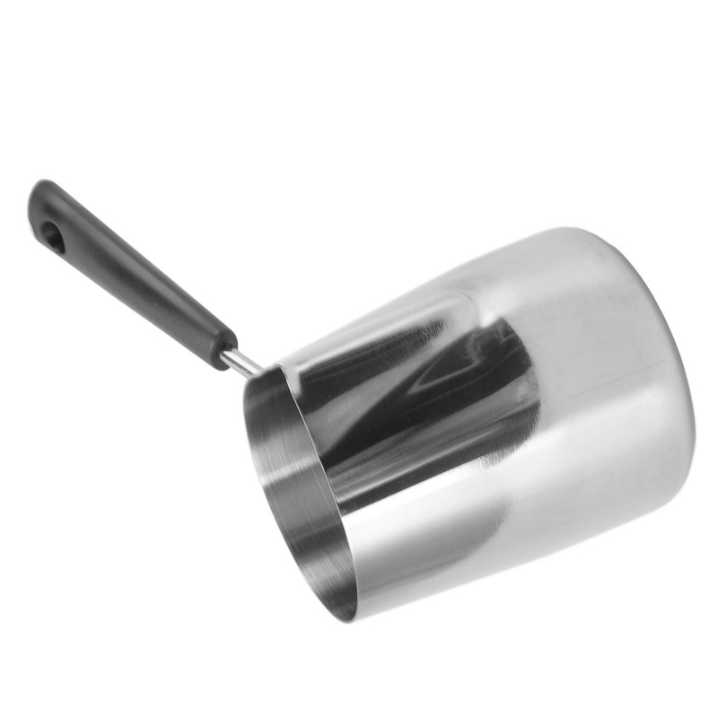 Long Handle Coffee Toroid Pitcher 304 Stainless Steel Rustproof Smoother
