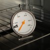 Itian Backofenthermometer, Ofenthermometer Edelstahl mit Großem Zifferblatt, Bratenthermometer Backofen Überwachung