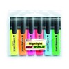 Edding 345 Highlighter Chisel Tip Marker - Assorted (Pack of