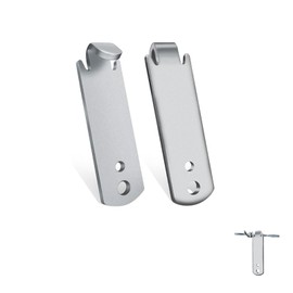 Fence Wire Twister Tool for T Post Clips, 2 Pack Galvanized Steel Wire Bender for Barbed Wire, Ranch Farm Fencing, Lightweight Hand Tool