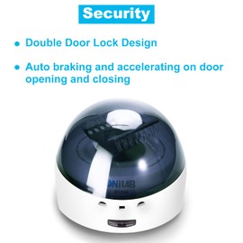 ONiLAB's Scientific Mini Centrifuge 5000RPM, 1360 x g RCF, Lab Benchtop Centrifuge with 2 Rotors for 8 x 0.2/0.5/1.5/2.0ml and 0.2mL×32 PCR Strips, Low Noise≤45dB, 100-240V,Blue lid