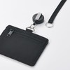 MUJI NDD73A1S Polyester Card Case Black