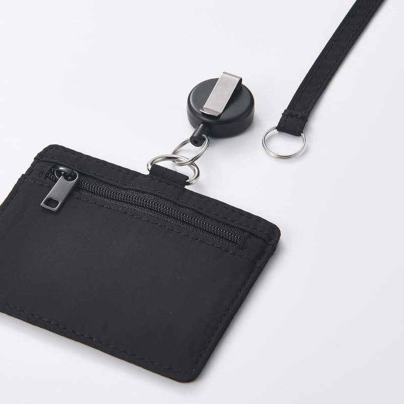 MUJI NDD73A1S Polyester Card Case Black