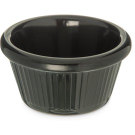 Carlisle FoodService Products Plastic Ramekins, Sauce Bowl For Catering, Kitchen, Restaurant, 2 Ounces, Black, (Pack of 48)