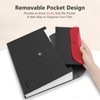 Uquelic A4 Document Folder, Expanding Folder with 13 Compartments, Folder