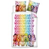 Rainbow High Reversible Single Bedding Set, Duvet Cover 140 x