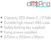 Dexpro Lockable Paper Towel Dispenser Holder C/Z Fold Wall Mounted
