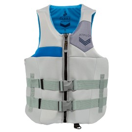 Jetpilot Fleet Neoprene Dual Coast Guard Approved Life Jacket PFD (Silver, 2X/3X)