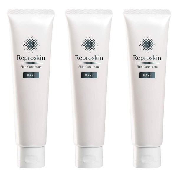 [Medicinal Use] Repro Skin Acne Facial Cleansing Foam, 3.5 oz (100 g) x 3 Bottles / 3 Months Work, Additive-free, Naturally Derived Ingredients, Made in Japan