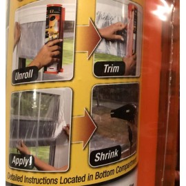 Frost King 62”X420” EZ Roll Window Insulation Kit Up to 10 windows total!