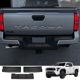 Tacoma 2024 2025 SR /SR5/TRD PreRunner/Limited/Trailhunter/TRD Pro Car Accessories Rear Trunk Bumper Protector Guard Sill Plate Cover Trim Stainless Steel 3pcs