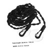 Alipis Portable Outdoor Clothesline Elastic Drying Rope Hooks for Camping