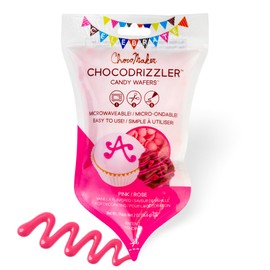 Chocodrizzler Candy Wafers Microwaveable Pouch 2 Oz (Bright Pink)