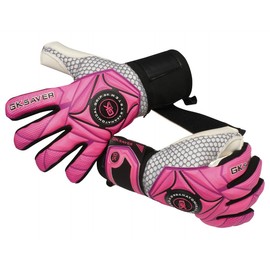 GK Saver Football Goalkeeper Gloves Professional 3D Blackout Goalie Savefingers Gloves (3D Black NF 9)