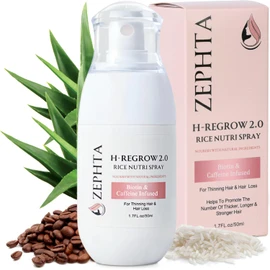 H-Regrow 2.0 Hair Growth Serum for Women & Men – Biotin & Caffeine Spray for Thicker Hair – 1.7 Fl Oz – Hair Growth Spray for Thinning Hair