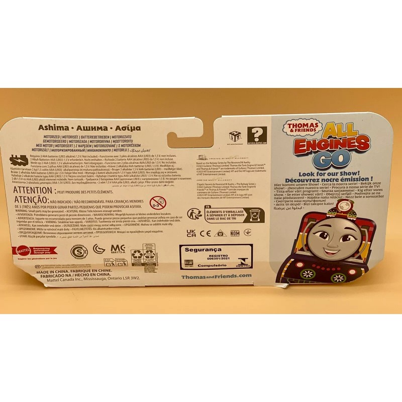 Fisher-Price Thomas and Friends Trackmaster Motorized Railway Ashima Train Engine