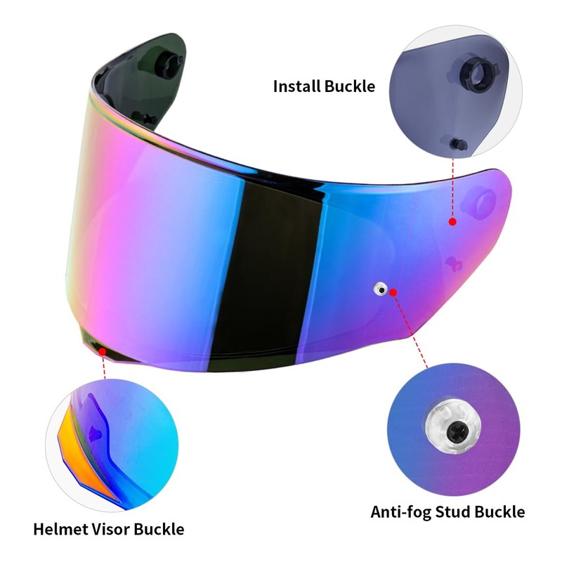 Helmet Visor for FF328/FF800/FF353, Motorcycle Helmet Visor, Motorcycle Wind Protection