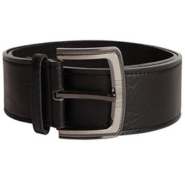 Mens Black Leather Big Kingsize Duke London Belt - Size - 52" Inch Waist - Black