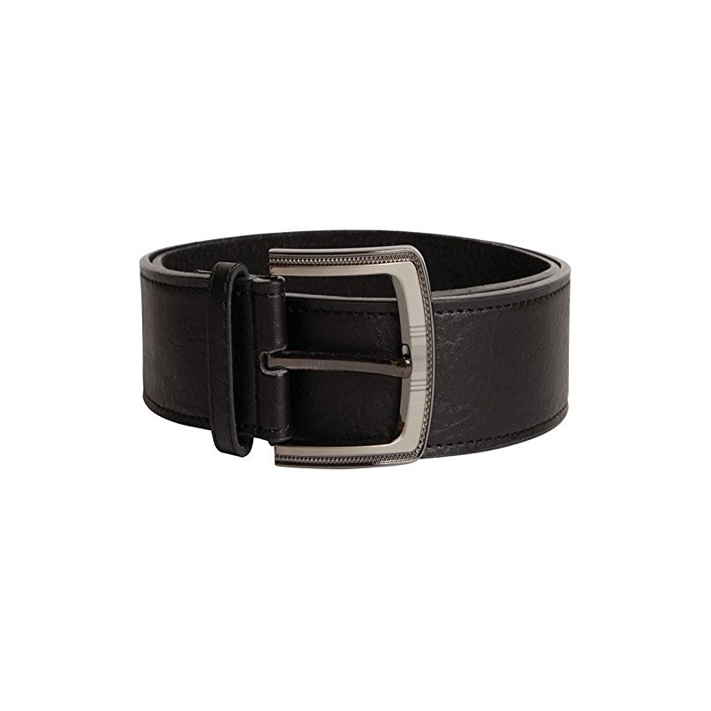Mens Black Leather Big Kingsize Duke London Belt - Size